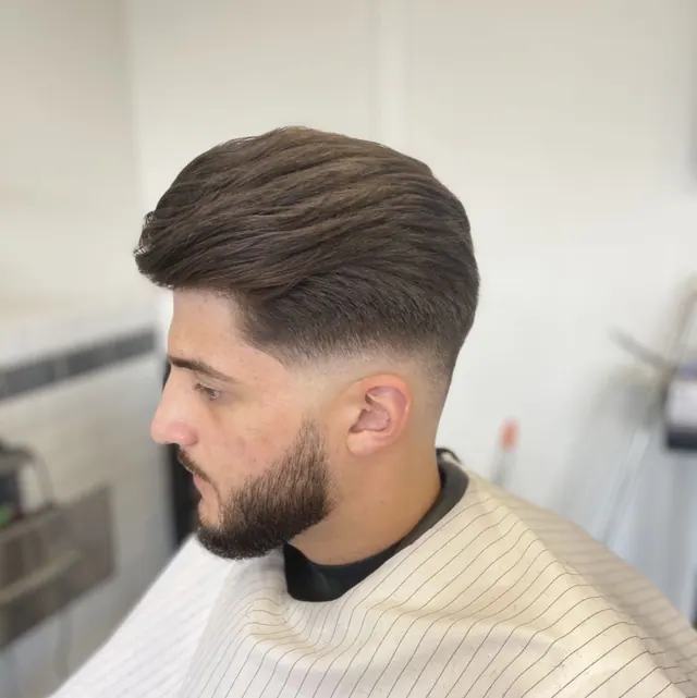 A quiff and fade at Gents Barber Co