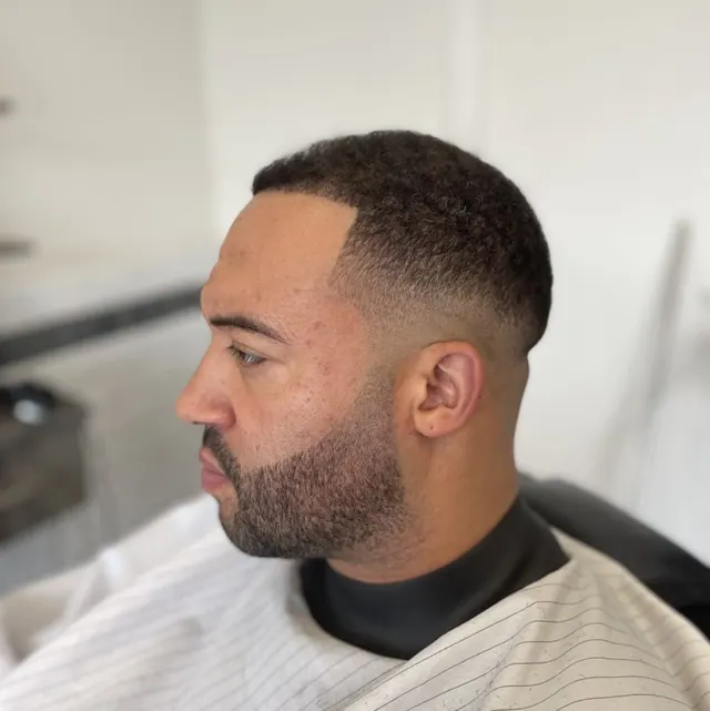 A skin fade at Gents Barber Co